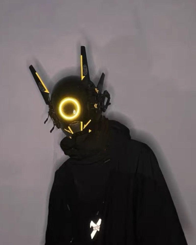 Futuristic LED Cyberpunk Helmet -  led technology - LED Cyberpunk Helmet for Futuristic Looks - View 14