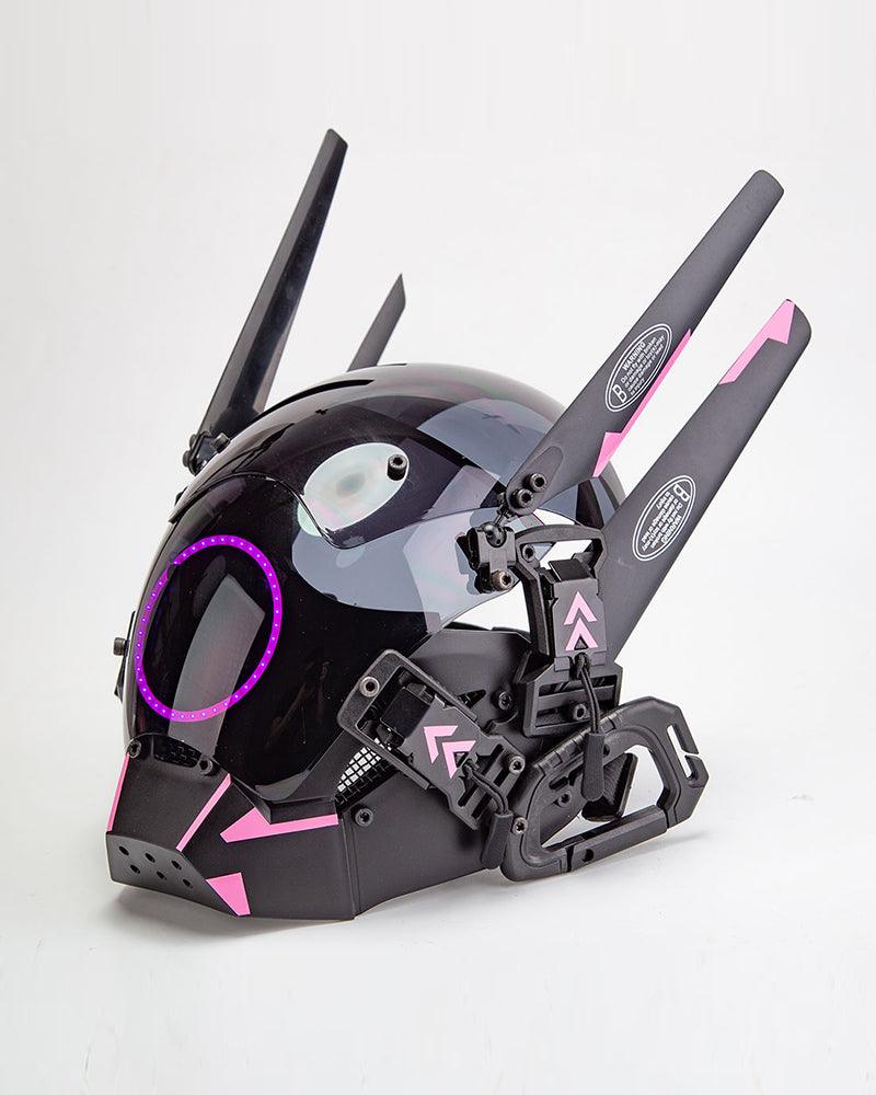Futuristic LED Cyberpunk Helmet -  led technology - LED Cyberpunk Helmet for Futuristic Looks - View 6