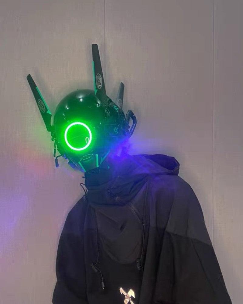 Futuristic LED Cyberpunk Helmet -  sci-fi - LED Cyberpunk Helmet for Futuristic Looks - View 15