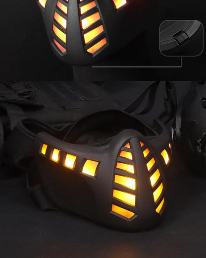 Futuristic LED Scorpion Mask -  cyberpunk mask - Futuristic LED Scorpion Mask for Bold Fashion - View 4