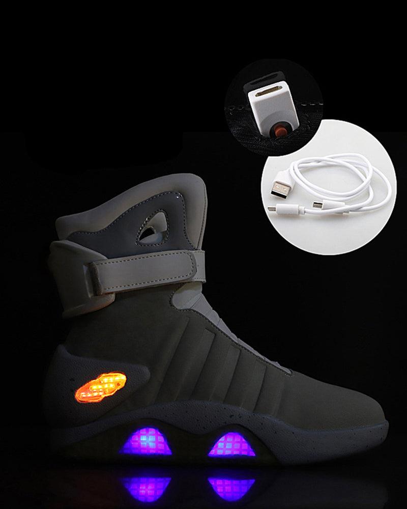 Futuristic LED Street Style Sneakers - luminous shoes - Futuristic LED Street Style Sneakers for Urban Wear - View 3