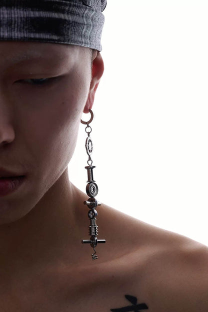 Futuristic Mech Ear Clips -  sci-fi jewelry - Futuristic Mech Ear Clips for a Unique Look - View 6