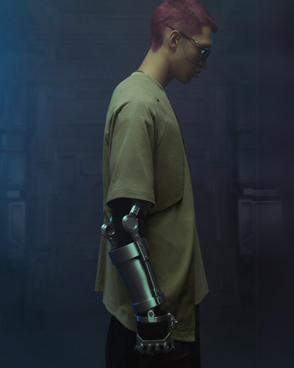Futuristic Mecha Cyberpunk Tee -  fashion - Futuristic Mecha Cyberpunk Tee for Trendy Style - View 11