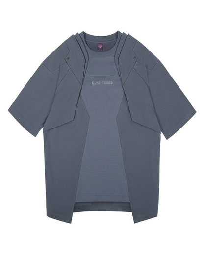 Futuristic Mecha Cyberpunk Tee -  innovative design - Futuristic Mecha Cyberpunk Tee for Trendy Style - View 13