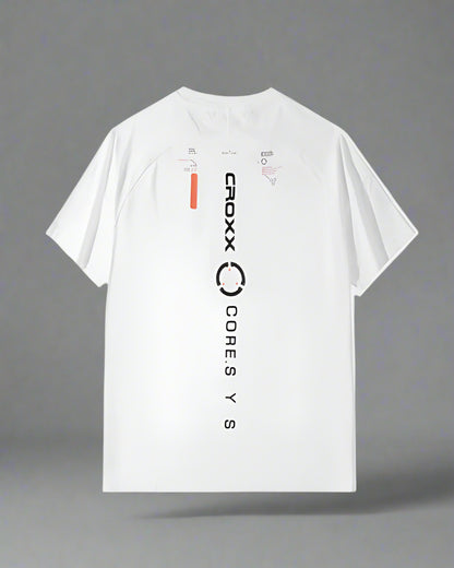 Futuristic Neon Dreams Tee - cyberpunk letter print t-shirt - Futuristic Neon Dreams Tee for Daily Comfort - View 2