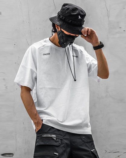 Futuristic Neon Dreams Tee -  durable techwear tee - Futuristic Neon Dreams Tee for Daily Comfort - View 6