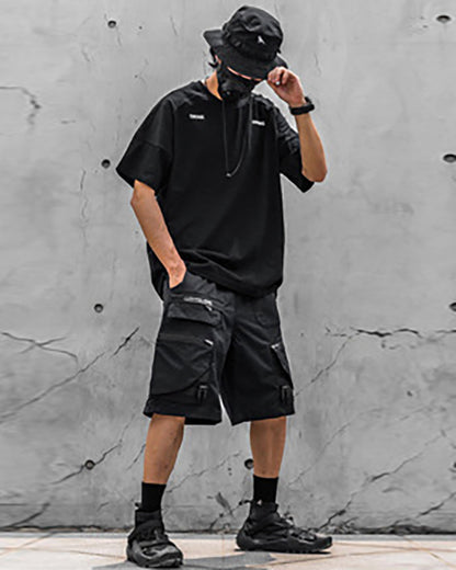 Futuristic Neon Dreams Tee -  techwear t-shirt - Futuristic Neon Dreams Tee for Daily Comfort - View 9