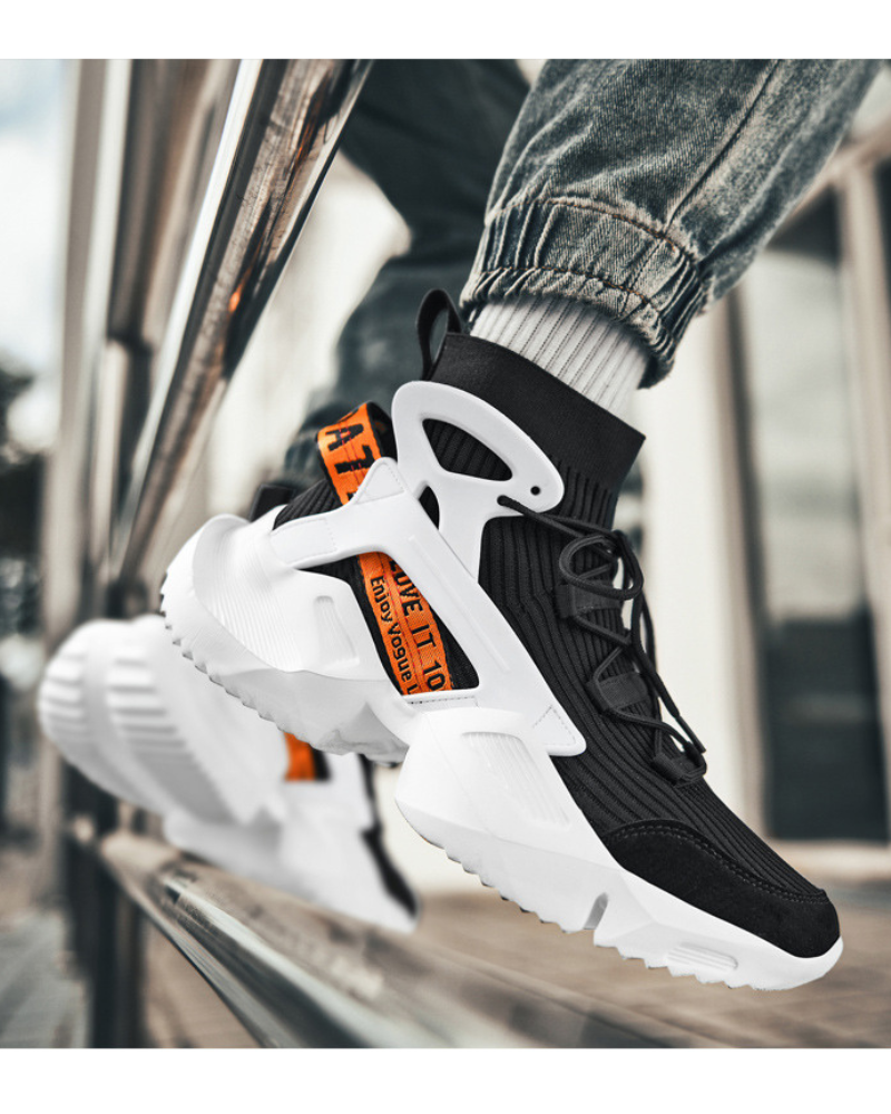 Futuristic Ninja Street Sneakers -  cargo pants outfit - Futuristic Cyberpunk Ninja Street Sneakers - View 13