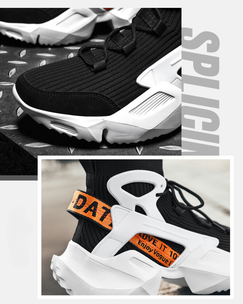 Futuristic Ninja Street Sneakers -  flyknit - Futuristic Cyberpunk Ninja Street Sneakers - View 17