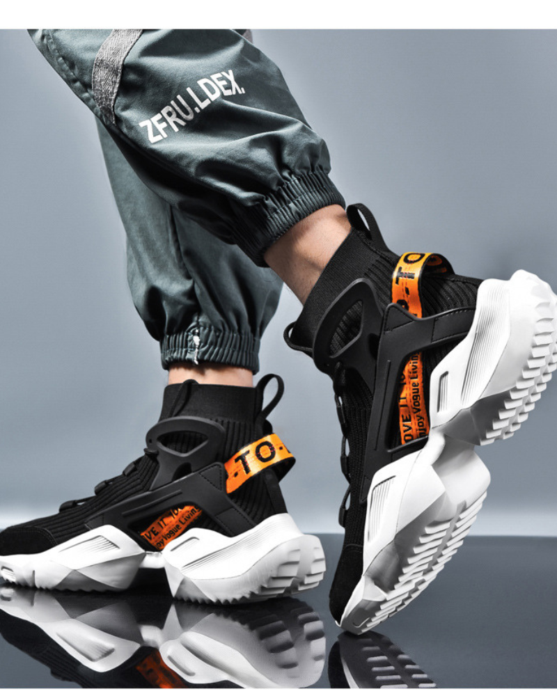 Futuristic Ninja Street Sneakers -  flyknit - Futuristic Cyberpunk Ninja Street Sneakers - View 8