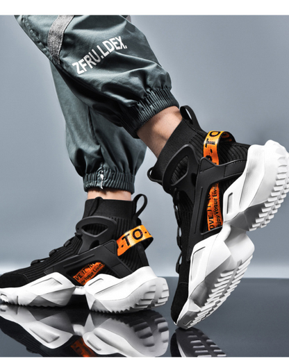 Futuristic Ninja Street Sneakers -  flyknit - Futuristic Cyberpunk Ninja Street Sneakers - View 8