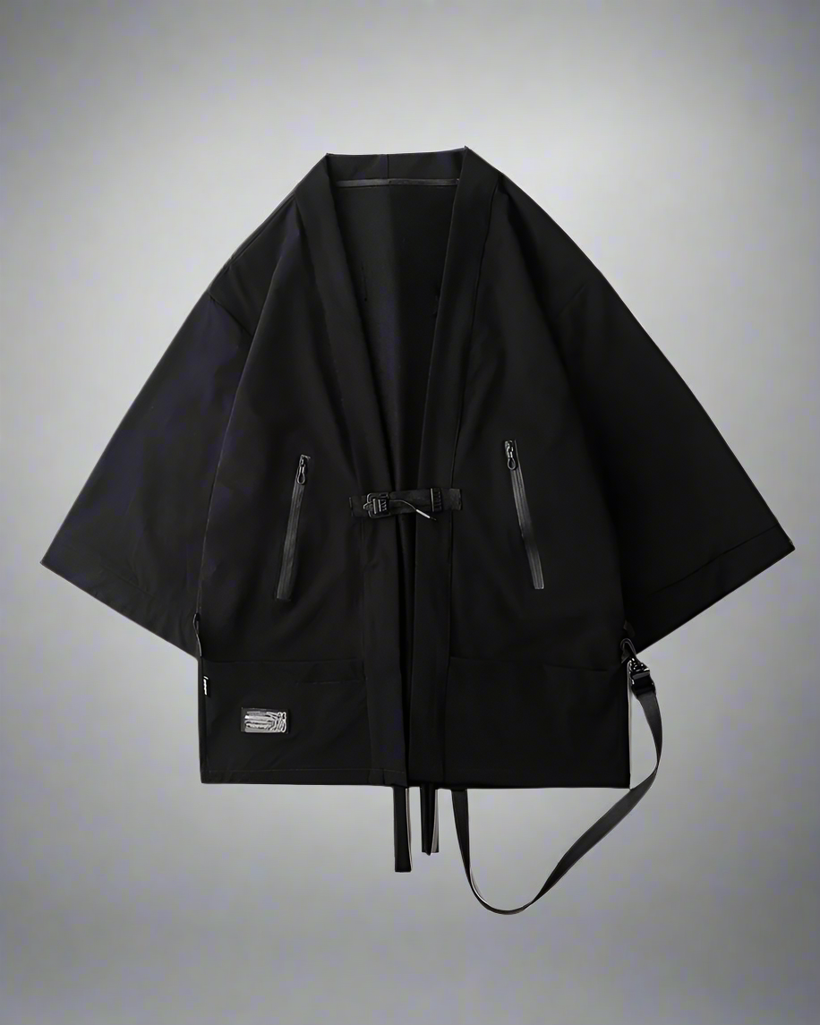 Futuristic Ninja Techwear Kimono - techwear - Futuristic Techwear Kimono for Comfort and Style - View 8