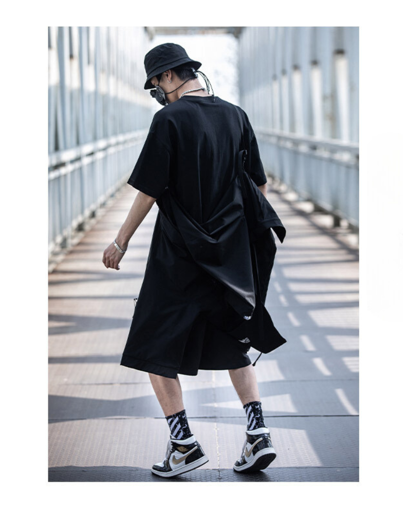 Futuristic Ninja Techwear Kimono -  streetwear - Futuristic Techwear Kimono for Comfort and Style - View 6