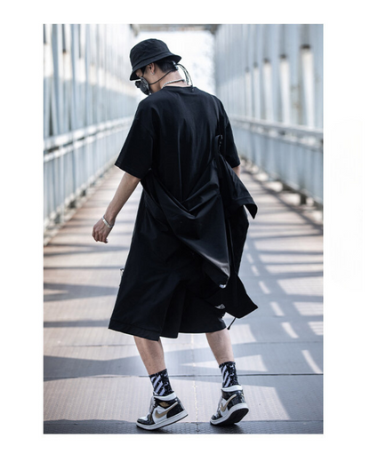 Futuristic Ninja Techwear Kimono -  streetwear - Futuristic Ninja Techwear Kimono Jacket for Modern Style - View 7