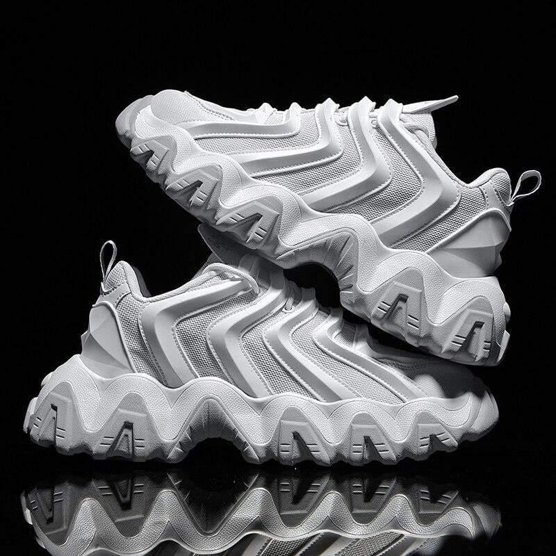 Futuristic Platform Sneakers -  black and white sneakers - Futuristic Platform Sneakers for Everyday Comfort - View 10