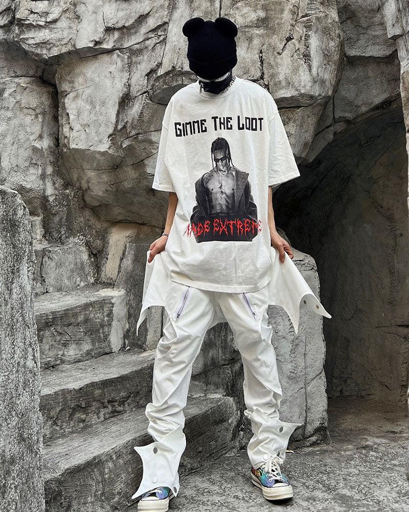 Futuristic Punk Bat Trousers -  durable pants for layering - Futuristic Punk Bat Trousers for Modern Style - View 4