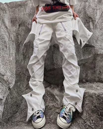 Futuristic Punk Bat Trousers - futuristic trousers - Futuristic Punk Bat Trousers for Modern Style - View 2