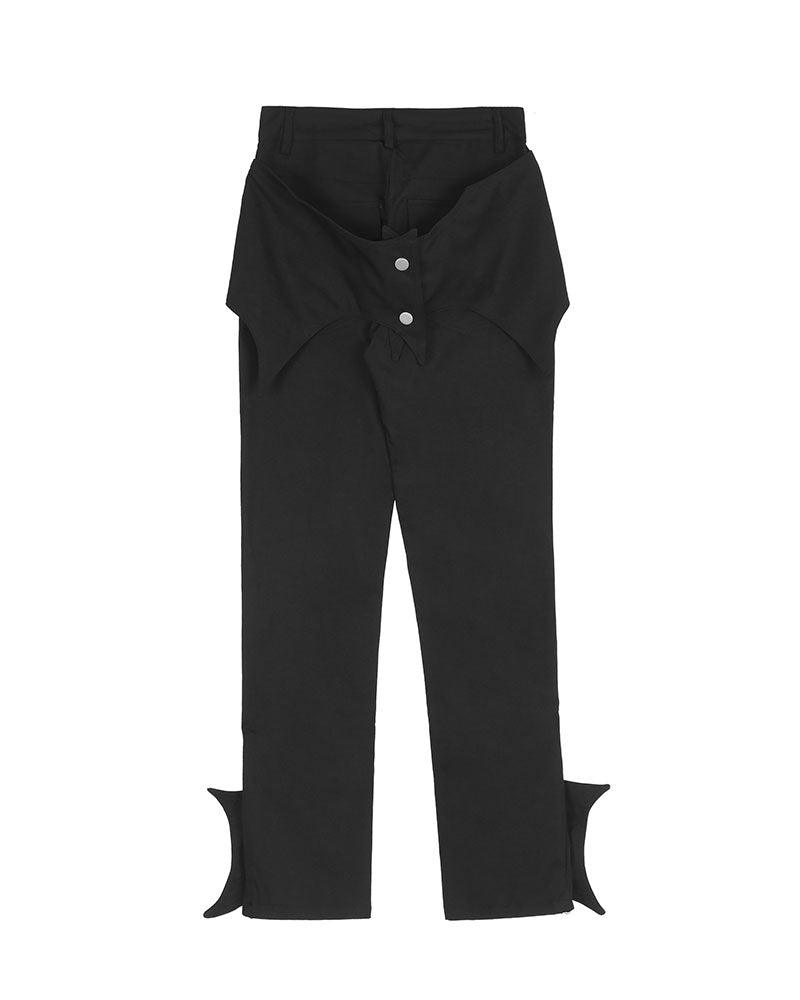 Futuristic Punk Bat Trousers -  streetwear - Futuristic Punk Bat Trousers for Modern Style - View 15
