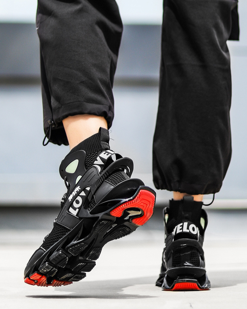 Futuristic Reflective Blade Sneakers -  comfortable sneakers - Futuristic Reflective Blade Sneakers for Stylish Comfort - View 3