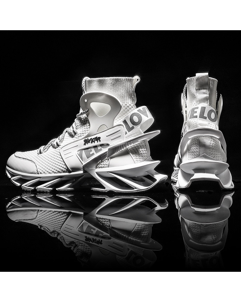 Futuristic Reflective Blade Sneakers -  comfortable sneakers - Futuristic Reflective Blade Sneakers for Stylish Comfort - View 9