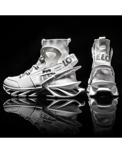 Futuristic Reflective Blade Sneakers -  comfortable sneakers - Futuristic Reflective Blade Sneakers for Stylish Comfort - View 9