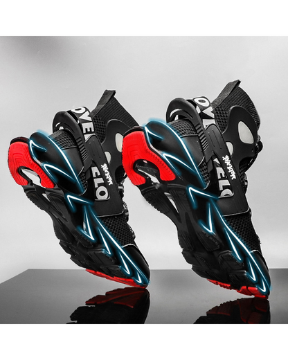 Futuristic Reflective Blade Sneakers -  cyberpunk sneakers - Futuristic Reflective Blade Sneakers for Stylish Comfort - View 10