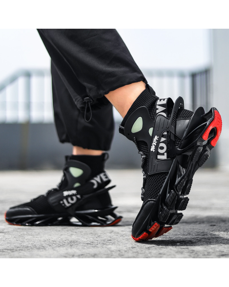 Futuristic Reflective Blade Sneakers - reflective sneakers - Futuristic Reflective Blade Sneakers for Stylish Comfort - View 7