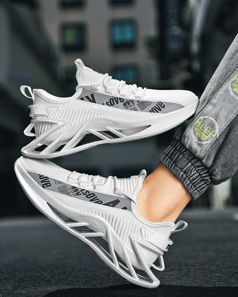 Futuristic Reflective Lightweight Kicks -  comfortable running shoes - Lightweight Reflective Running Shoes for All-Day Comfort - View 3