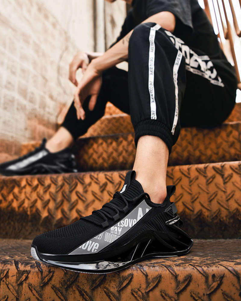 Futuristic Reflective Lightweight Kicks -  reflective shoes - Lightweight Reflective Running Shoes for All-Day Comfort - View 6