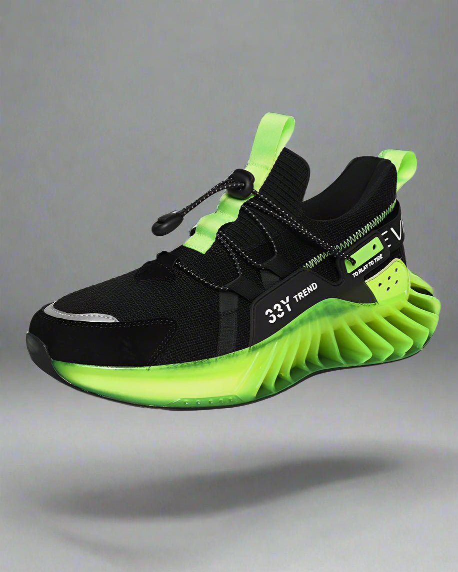 Futuristic Reflective Running Shoes - comfortable running shoes - Futuristic Reflective Running Shoes for Daily Comfort - Main view