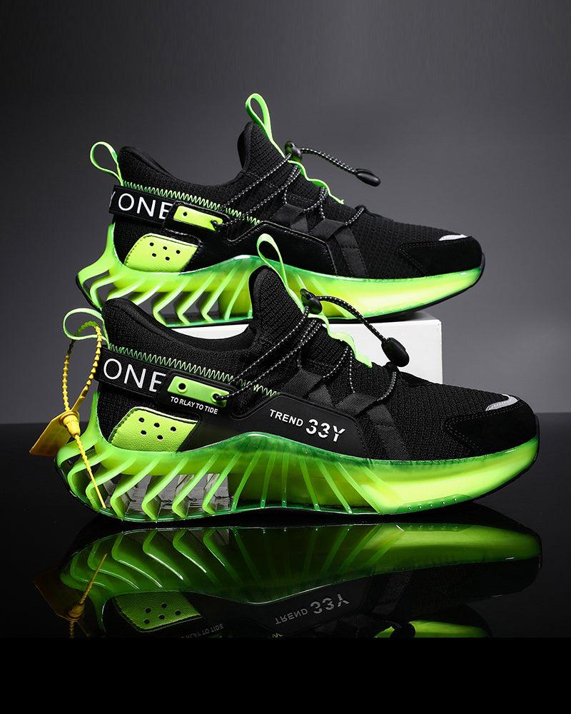 Futuristic Reflective Running Shoes -  mesh fabric sneakers - Futuristic Reflective Running Shoes for Daily Comfort - View 11