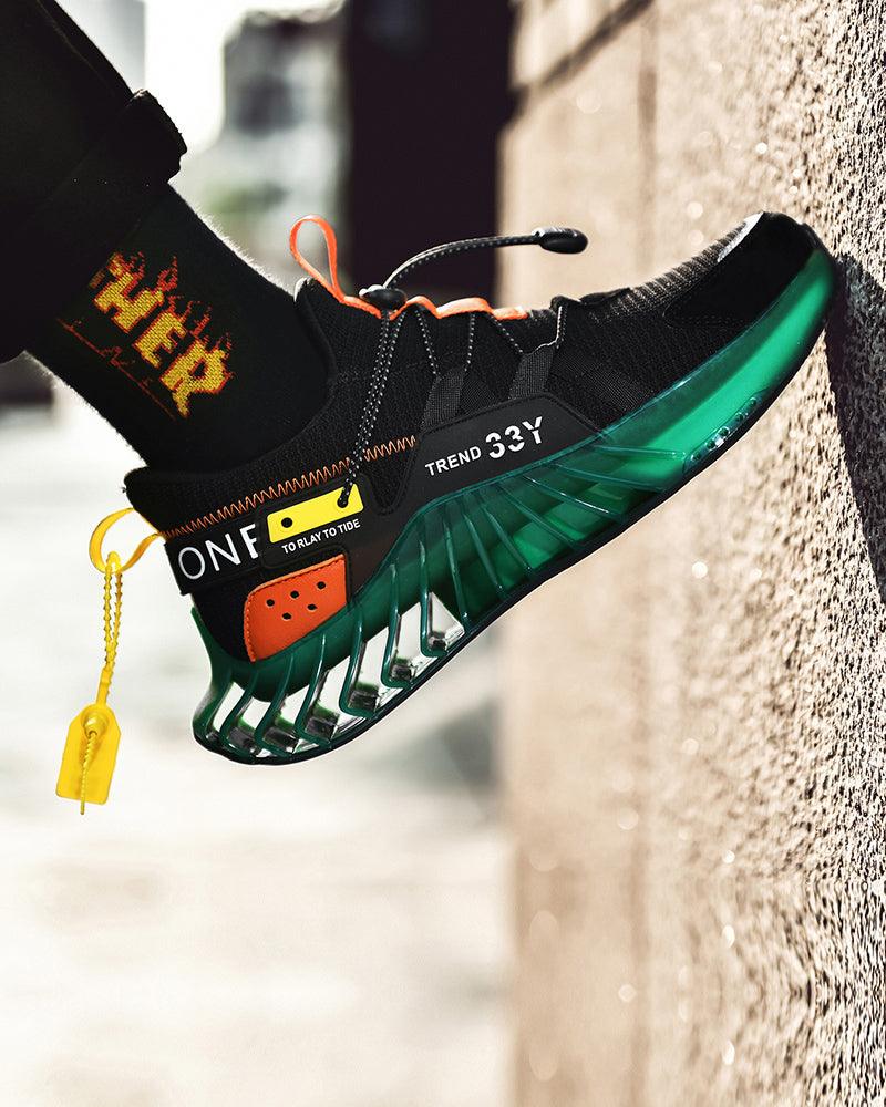 Futuristic Reflective Running Shoes -  reflective shoes - Futuristic Reflective Running Shoes for Daily Comfort - View 5
