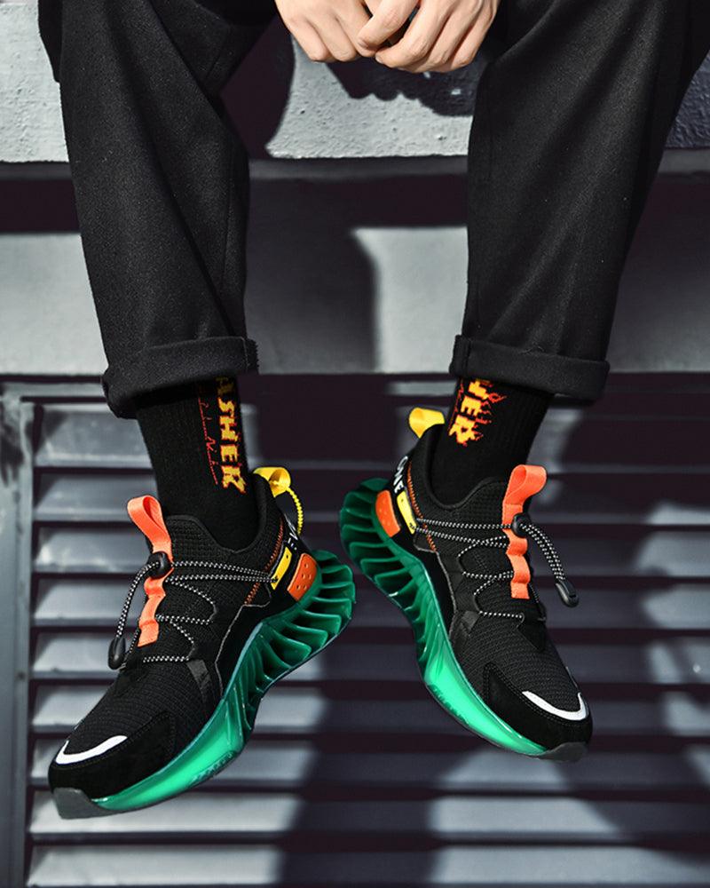 Futuristic Reflective Running Shoes -  techwear style shoes - Futuristic Reflective Running Shoes for Daily Comfort - View 7