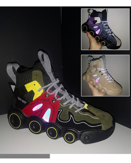 Futuristic Reflective Wheel Sneakers -  comfortable - Futuristic Reflective Wheel Sneakers for Urban Style - View 13