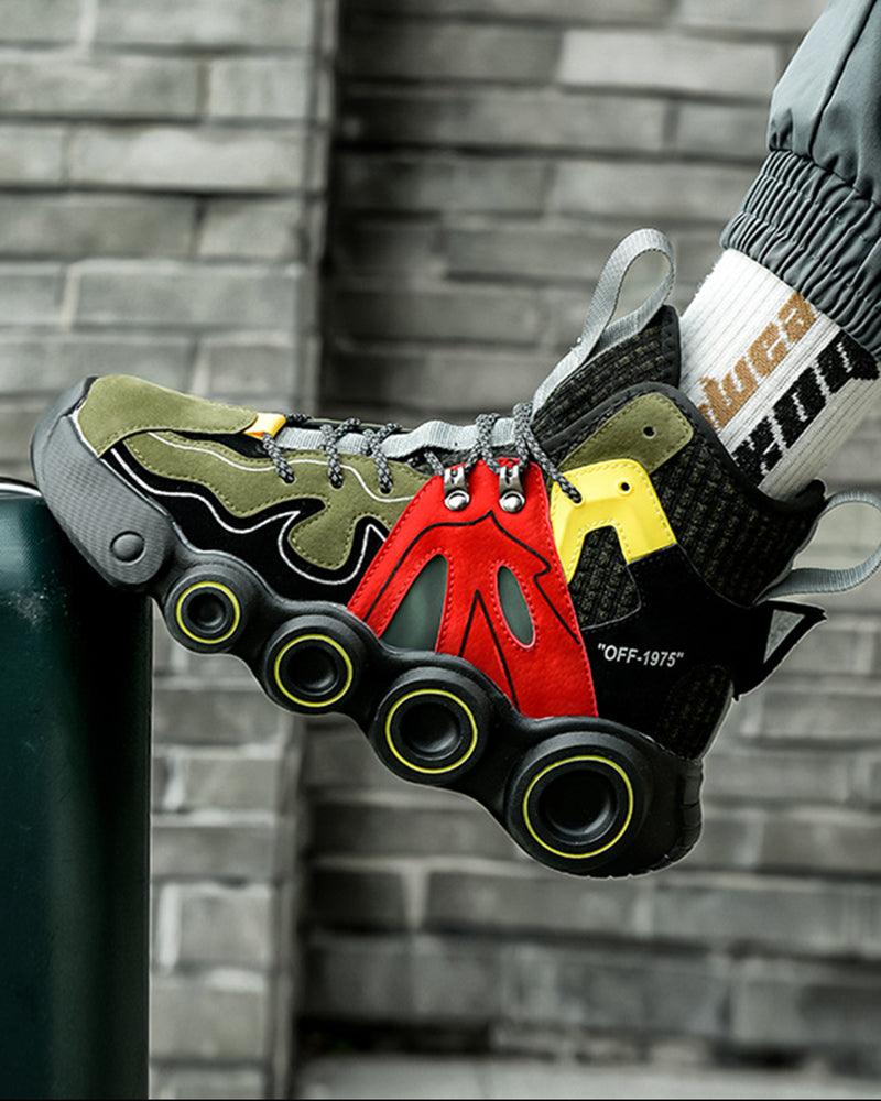 Futuristic Reflective Wheel Sneakers - breathable sneakers - Futuristic Reflective Wheel Sneakers for Urban Style - View 11