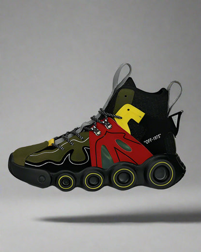 Futuristic Reflective Wheel Sneakers - sneakers - Futuristic Reflective Wheel Sneakers for Urban Style - View 3