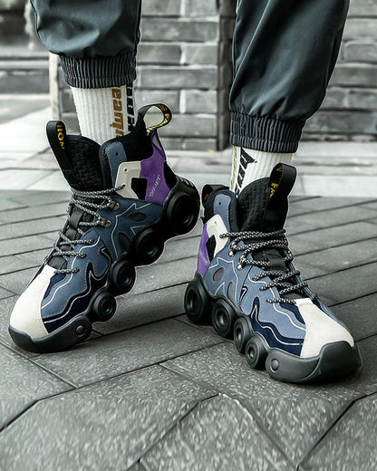 Futuristic Reflective Wheel Sneakers -  techwear - Futuristic Reflective Wheel Sneakers for Urban Style - View 8