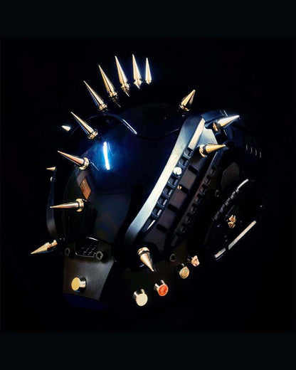 Futuristic Rivet Helmet Mask -  personalized helmet - Futuristic Rivet Helmet Mask for Cyberpunk Style - View 5