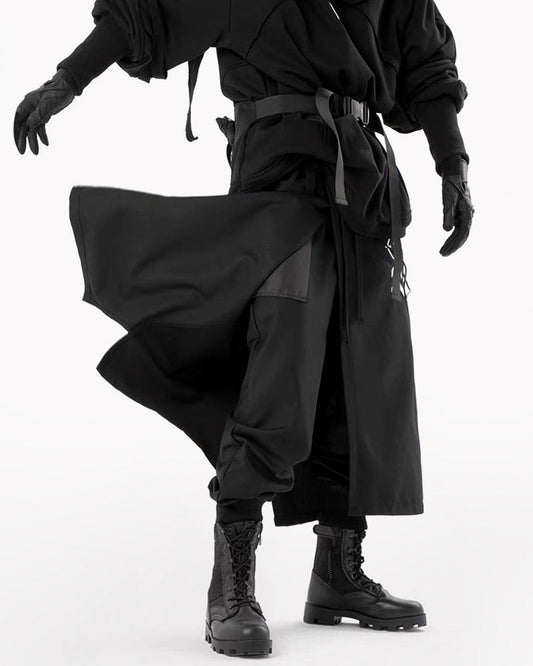Futuristic Samurai Battle Pants - BEST SELLERS - Cyberpunk Samurai Battle Pants for Unique Street Style - Main view
