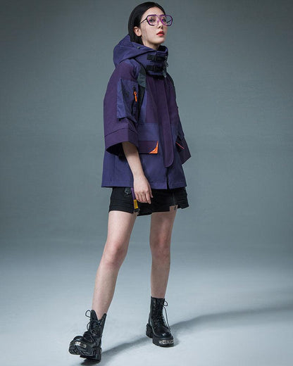 Futuristic Samurai City Judge Jacket - cyberpunk samurai jacket - Futuristic Samurai City Judge Jacket for Urban Style - View 9