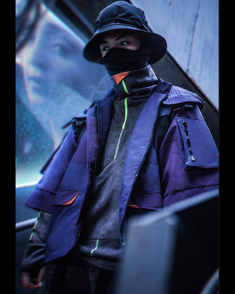 Futuristic Samurai City Judge Jacket - samurai jacket - Futuristic Samurai City Judge Jacket for Urban Style - View 2