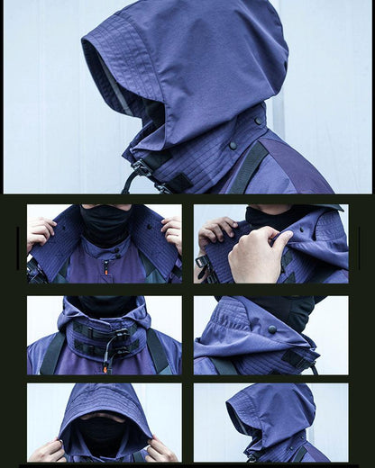 Futuristic Samurai City Judge Jacket -  tailored urban jacket - Futuristic Samurai City Judge Jacket for Urban Style - View 14