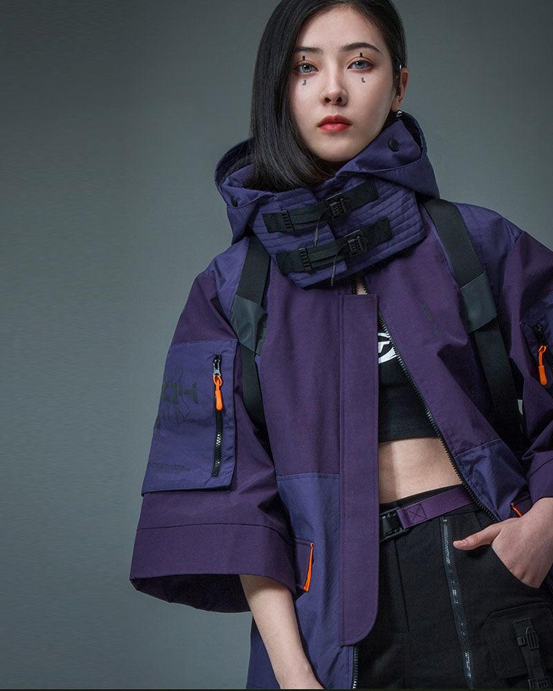 Futuristic Samurai City Judge Jacket -  tailored urban jacket - Futuristic Samurai City Judge Jacket for Urban Style - View 6