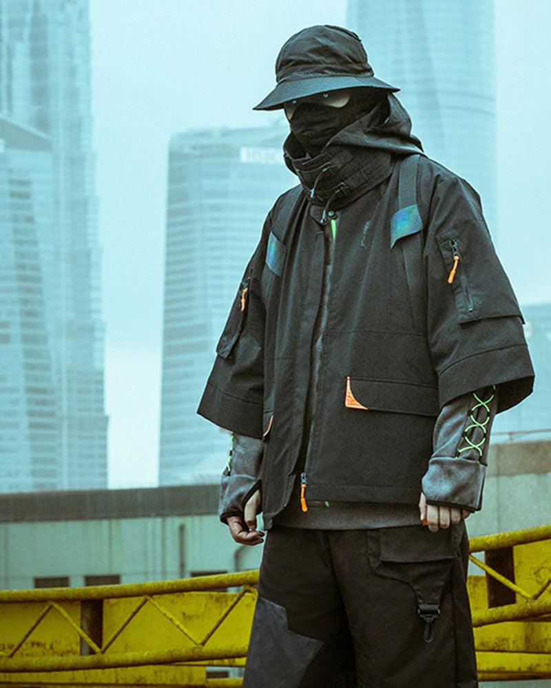 Futuristic Samurai City Judge Jacket for Urban Style – Imaphotic