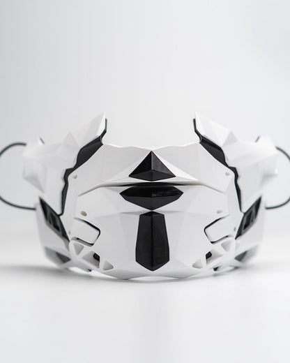 Futuristic Samurai Half Mask -  comfortable half mask - Futuristic Samurai Half Mask for Stylish Protection - View 3