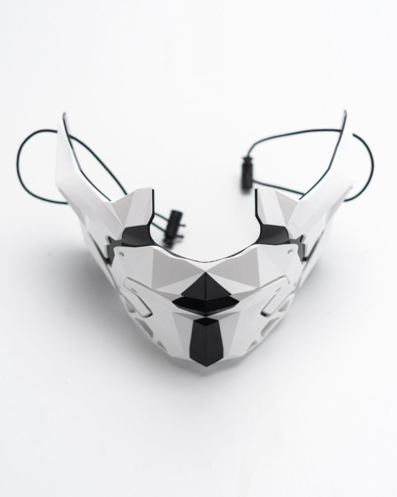 Futuristic Samurai Half Mask -  ear-loop mask - Futuristic Samurai Half Mask for Stylish Protection - View 4