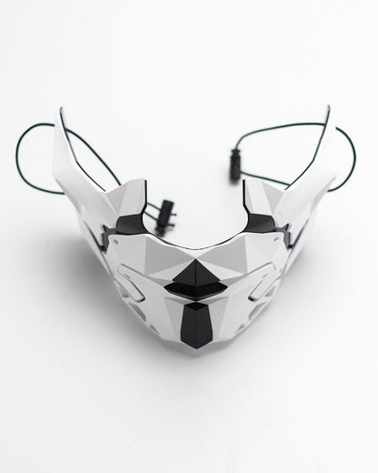 Futuristic Samurai Half Mask -  ear-loop mask - Futuristic Samurai Half Mask for Stylish Protection - View 4