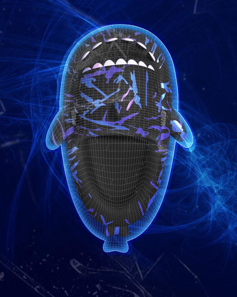 Futuristic Shark-Themed Slippers -  cyberpunk style slippers - Futuristic Shark-Themed Slippers for Everyday Comfort - View 6