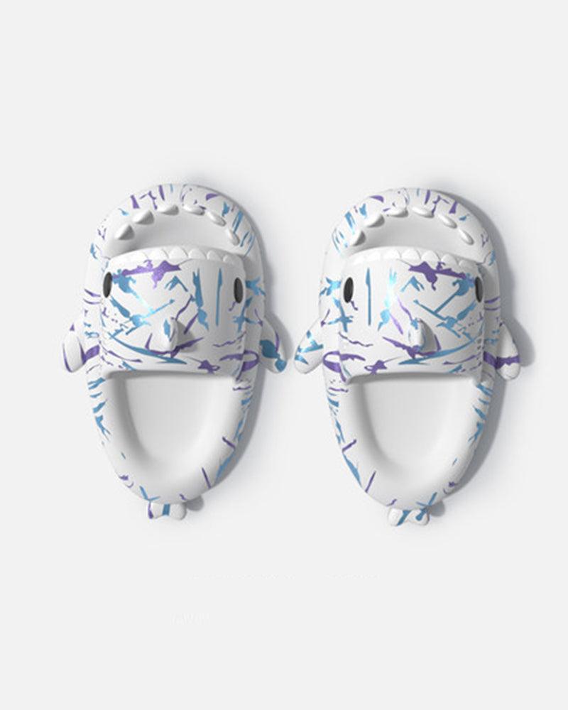 Futuristic Shark-Themed Slippers - shark slippers - Futuristic Shark-Themed Slippers for Everyday Comfort - View 3