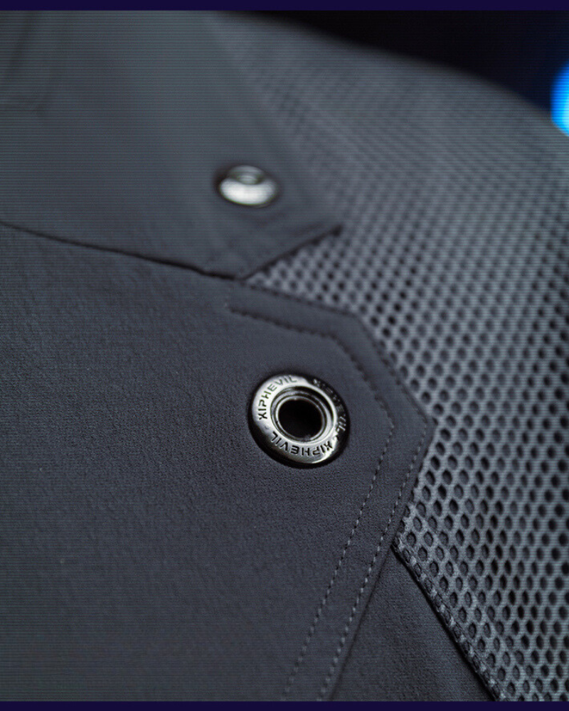 Futuristic Short Sleeve Cyberpunk Suit -  short sleeve suit - Futuristic Cyberpunk Short Sleeve Suit for Modern Style - View 11